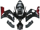 Carenados 2003-2004 Kawasaki ZX6R 636 Negro Rojo ZX6R Racing Genérico