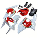 Verkleidungen 2003-2004 Kawasaki ZX6R 636 Weiß Rot Lucky Strike Ninja Generic