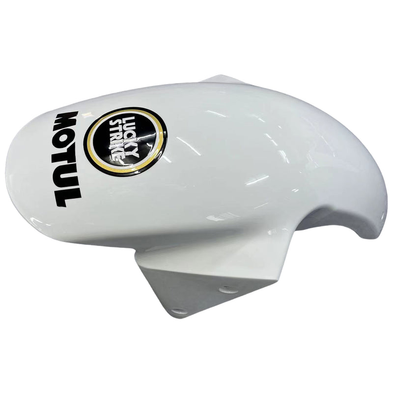 Carenagens 2003-2004 Kawasaki ZX6R 636 Branco Preto Lucky Strike Genérico