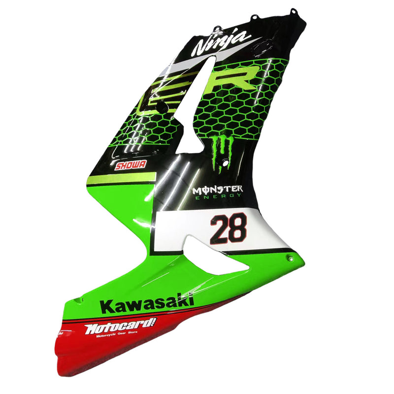 Amotopart Kawasaki ZX6R 636 2003-2004 kåpesett Body Plastic ABS