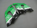 Verkleidungen 2005-2006 Kawasaki ZX6R 636 Grün Schwarz Nr. 56 Nakano Racing Generic