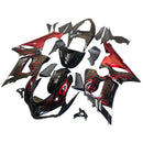 Carenados negros para Kawasaki ZX6R 636 (2005-2006) &amp; Ninja Llama Roja Genérico