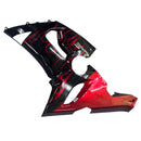Carenados negros para Kawasaki ZX6R 636 (2005-2006) &amp; Ninja Llama Roja Genérico