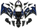 Kåper 2005-2006 Kawasaki ZX6R 636 Svart &amp; Blå flamme Ninja Racing Generisk