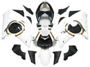 Fairings 2005-2006 Kawasaki ZX6R 636 Black White Lucky Strike Ninja Racing Generic