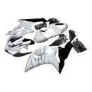 Verkleidungen 2005-2006 Kawasaki ZX6R 636 Weiß Schwarz Corona Generic