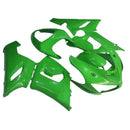 Fairings 2005-2006 Kawasaki ZX6R ZX636 Grøn Ninja Racing Generisk