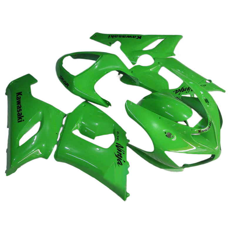 Verkleidungen 2005-2006 Kawasaki ZX6R ZX636 Green Ninja Racing Generic