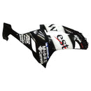 Fairings 2007-2008 Kawasaki ZX6R ZX636 Svart Vit West Ninja Racing Generic