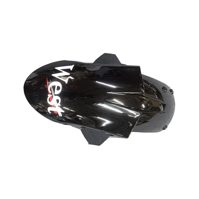 Carenagens 2007-2008 Kawasaki ZX6R ZX636 Preto Branco West Ninja Genérico