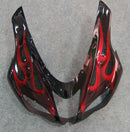 Kåper 2007-2008 Kawasaki ZX6R ZX636 Svart &amp; Rød flamme Ninja Racing Generisk