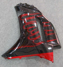 Kåper 2007-2008 Kawasaki ZX6R ZX636 Svart &amp; Rød flamme Ninja Racing Generisk