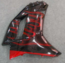 Kåper 2007-2008 Kawasaki ZX6R ZX636 Svart &amp; Rød flamme Ninja Racing Generisk