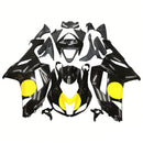 Fairings 2007-2008 Kawasaki ZX-R ZX636 Sort Gul Generisk