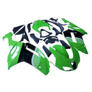 Carenados 2007-2008 Kawasaki ZX6R ZX636 Verde Negro ZX6R Racing Genérico