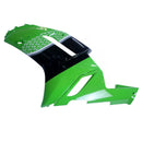 Carenados 2007-2008 Kawasaki ZX6R ZX636 Verde Negro ZX6R Racing Genérico