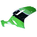 Carenados 2007-2008 Kawasaki ZX6R ZX636 Verde Negro ZX6R Racing Genérico