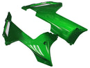 Verkleidungen 2007-2008 Kawasaki ZX6R ZX636 Black &amp; Green Flame Ninja Generic