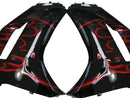 Kåper 2007-2008 Kawasaki ZX6R ZX636 Svart &amp; Red Flame Ninja ZX6R Generisk