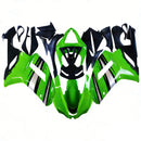 Fairings 2007-2008 Kawasaki ZX6R ZX636 Grön Svart Silver Ninja ZX6R Generic