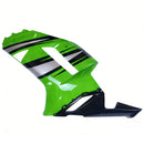 Fairings 2007-2008 Kawasaki ZX6R ZX636 Grön Svart Silver Ninja ZX6R Generic