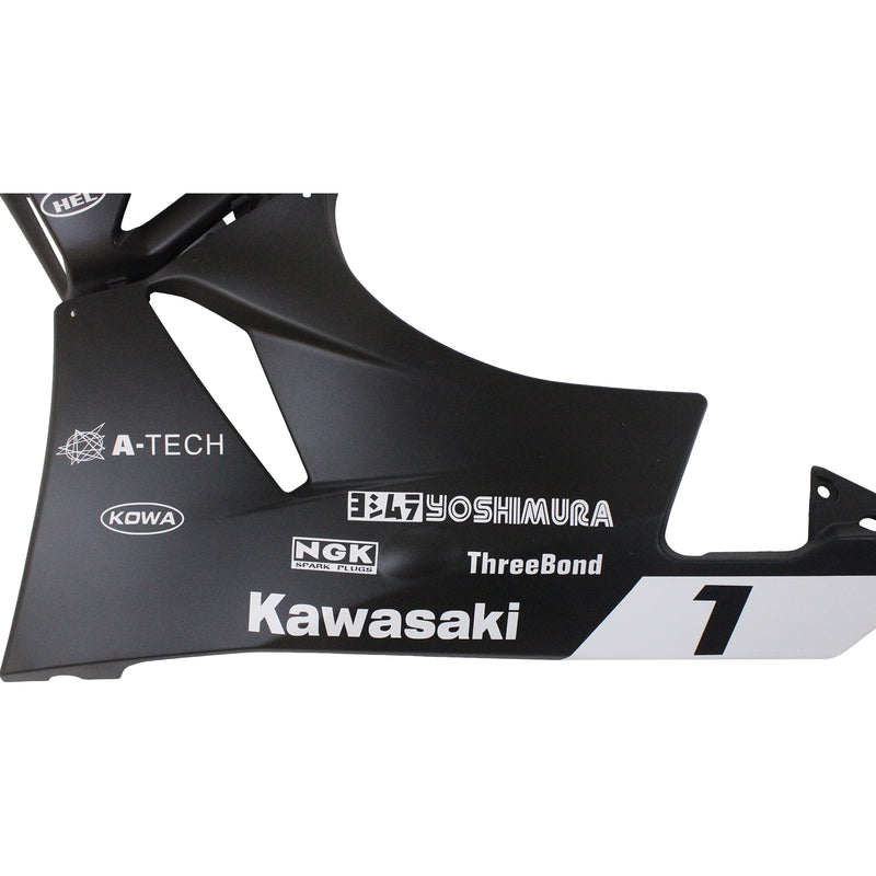 Kit de carenagem Amotopart Kawasaki ZX6R 636 2009-2012 corpo plástico ABS