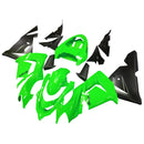 Fairings 2004-2005 Kawasaki ZX 10R Grøn Sort Ninja Generisk
