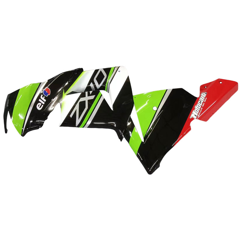 Injection Fairing Kit Bodywork Plast ABS passform för Kawasaki ZX10R 2004-2005