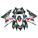 Amotopart Verkleidungsset für Kawasaki ZX10R 2004–2005, Karosserie, Kunststoff, ABS