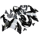Verkleidungen 2006-2007 Kawasaki ZX 10R Schwarz Weiß West Generic