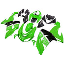 Fairings 2006-2007 Kawasaki ZX 10R Grön Svart Nr 56 Nakano Generic