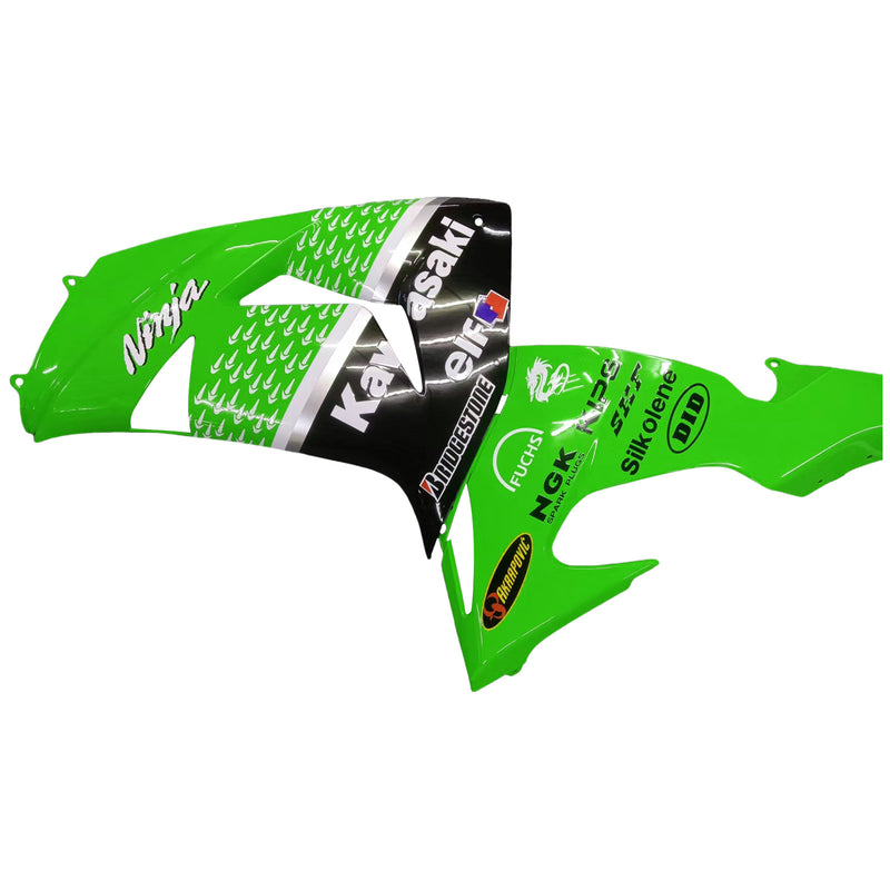 Fairings 2006-2007 Kawasaki ZX 10R Grön Svart Nr 56 Nakano Racing Generic