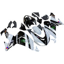 Amotopart Verkleidungsset für Kawasaki ZX10R 2006–2007 Karosserie Kunststoff ABS