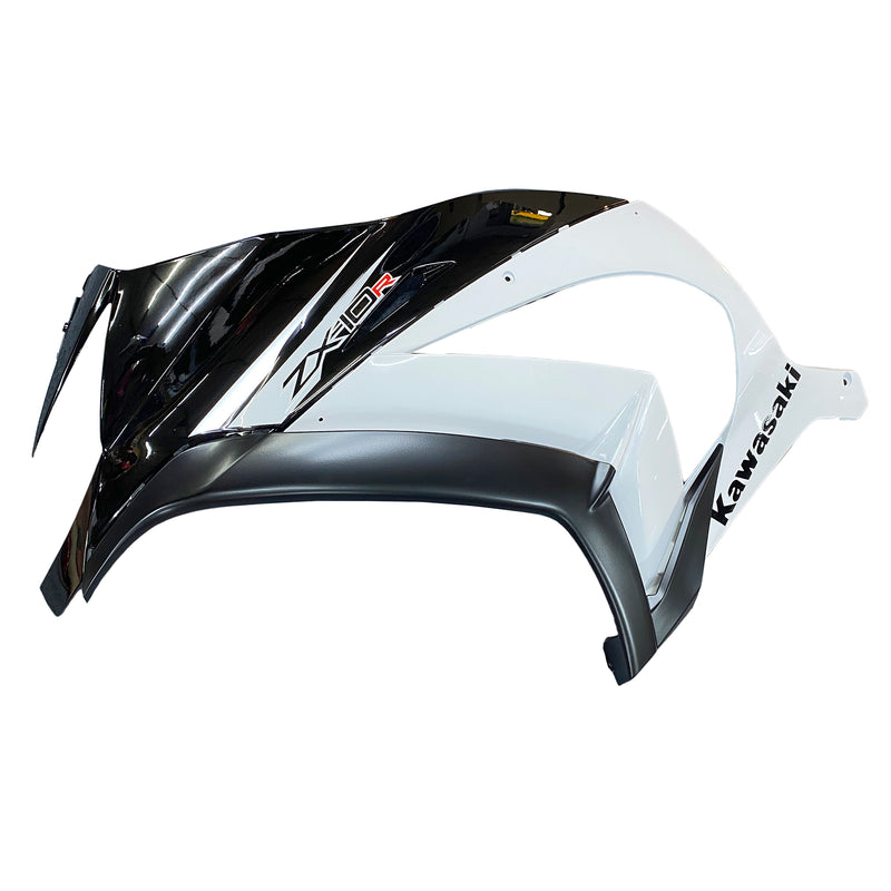 Ninja ZX10R 2011-2015 White Body Panel ABS Ruiskuvalettu muovisarja 6