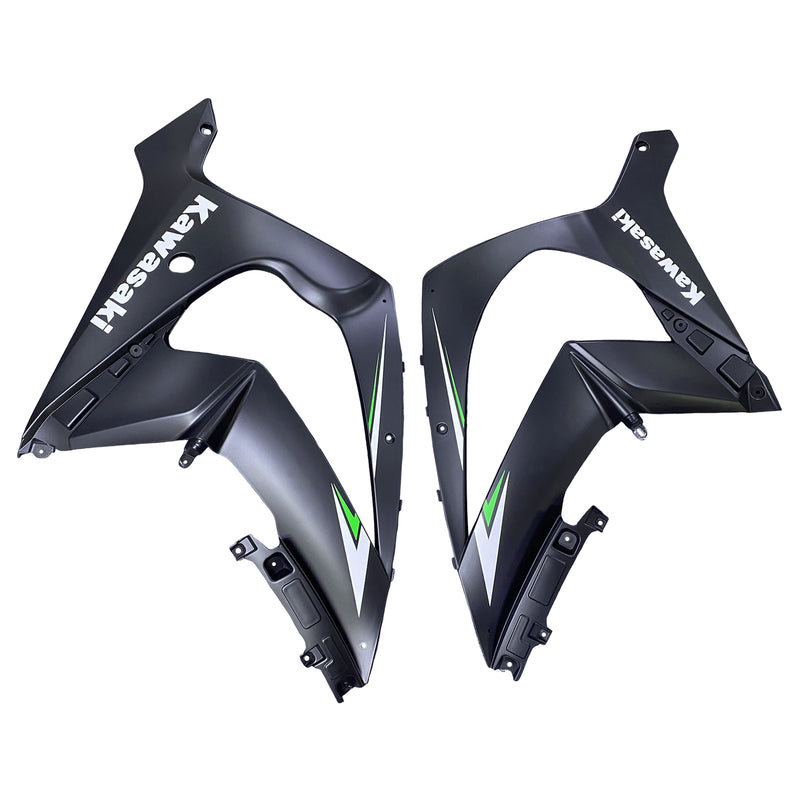 Para Ninja ZX10R 2011-2015 verde preto carenagem ABS kit de plástico moldado por injeção 8