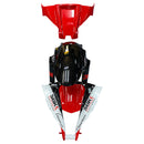 Dla Ninja ZX10R 2011-2015 czerwony biały niebieski wykończenie nadwozia ABS zestaw do formowania wtryskowego z tworzywa sztucznego 10