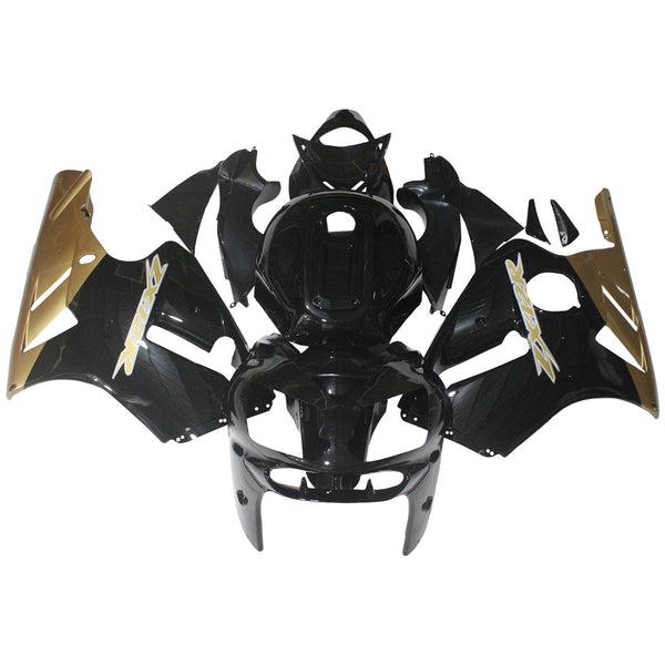 Fairings Kawasaki ZX12R Ninja Black & Gold ZX12R Racing (2002-2005) Generic