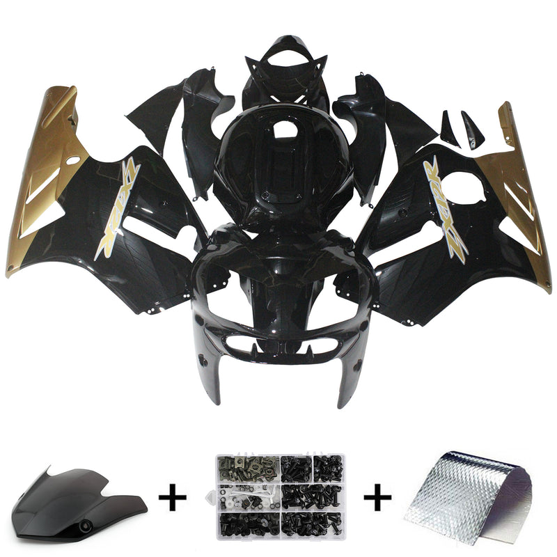 Fairings Kawasaki ZX12R Ninja Black & Gold ZX12R (2002-2005) Generisk