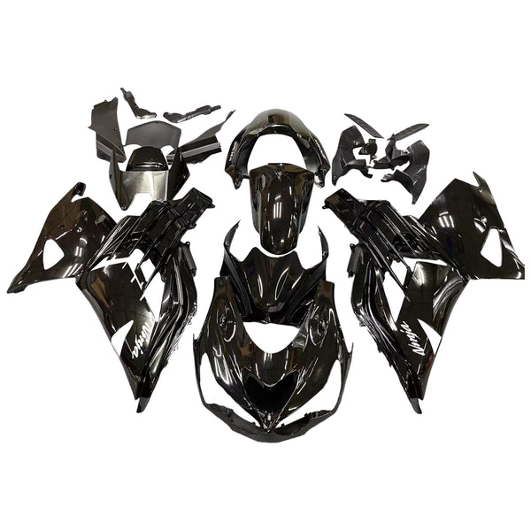 För Ninja ZX14R ZZR 1400 2012-2022 Black Body Fairing ABS formsprutad plastsats 1# Generic