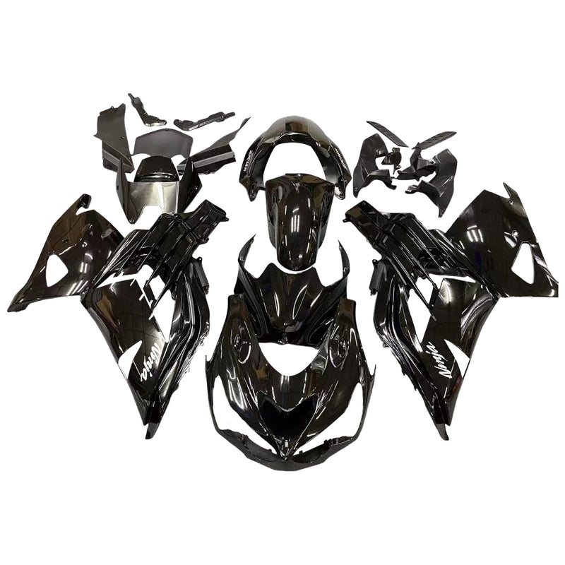 Plastic Fairings 2012-2022 Kawasaki ZX14R ZZR1400 Ninja Black Generic