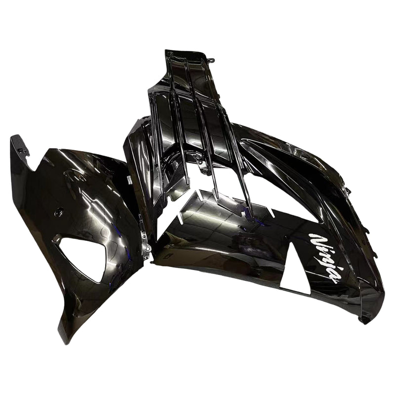 For Ninja ZX14R ZZR 1400 2012-2022 Black Body Fairing ABS sprøytestøpt plastsett 1