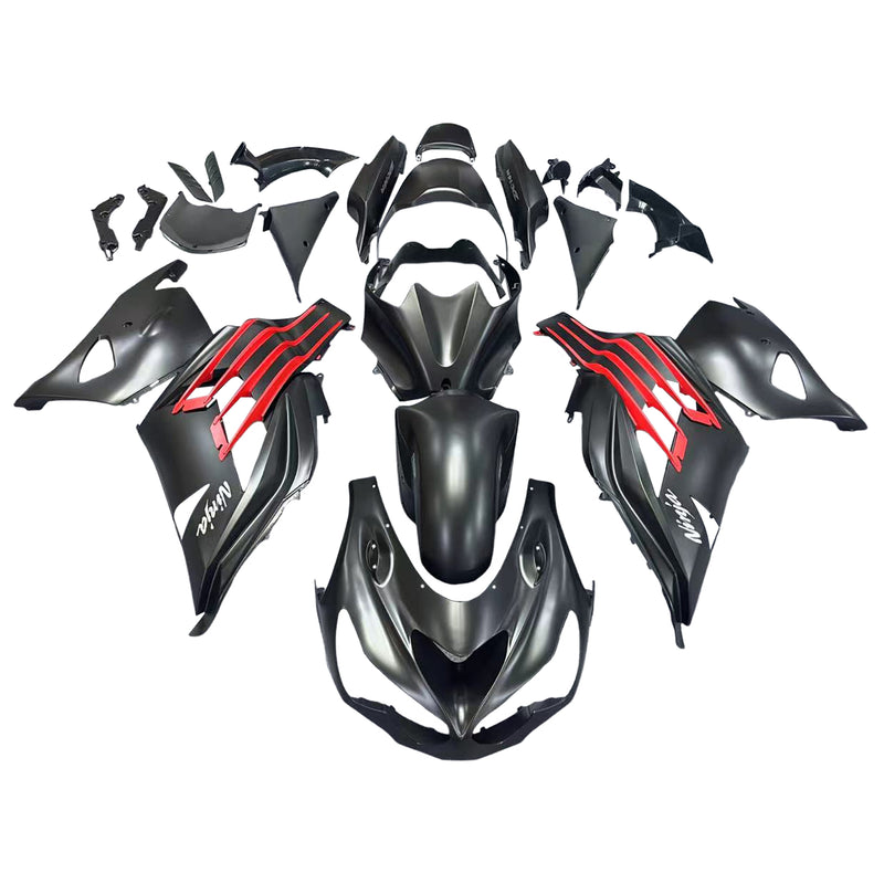 For Ninja ZX14R ZZR 1400 2012-2022 Body Fairing ABS Sprøytestøping Plastsett 11 farger Generisk