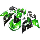 For Ninja ZX14R ZZR 1400 2012-2022 Green Black Body Fairing ABS Sprøytestøping Plast Kit 10