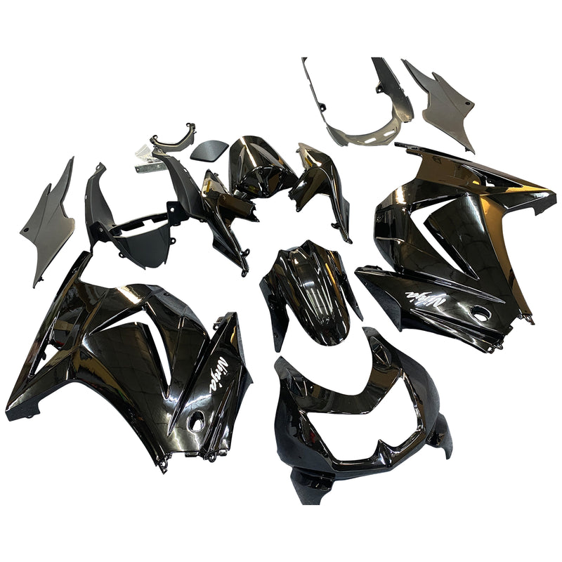 Fairings 2008-2012 Kawasaki ZX250R EX250 Black Ninja ZX250 Racing Generic