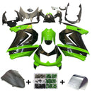 Amotopart Verkleidungsset für Kawasaki EX250 Ninja250R 2008–2012, Karosserie, Kunststoff, ABS