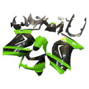 Amotopart Verkleidungsset für Kawasaki EX250 Ninja250R 2008–2012, Karosserie, Kunststoff, ABS