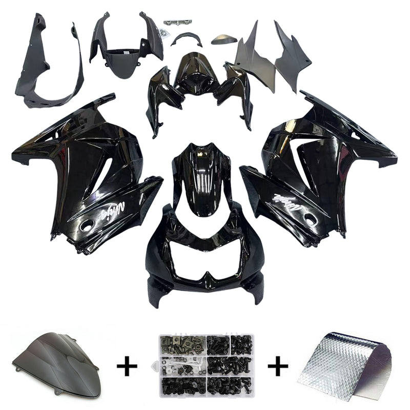 Amotopart kåpa Set för Kawasaki EX250 Ninja250R 2008-2012 Body Plastic ABS