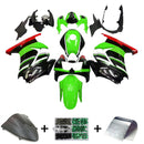 Amotopart Verkleidungsset für Kawasaki EX250 Ninja250R 2008–2012, Karosserie, Kunststoff, ABS