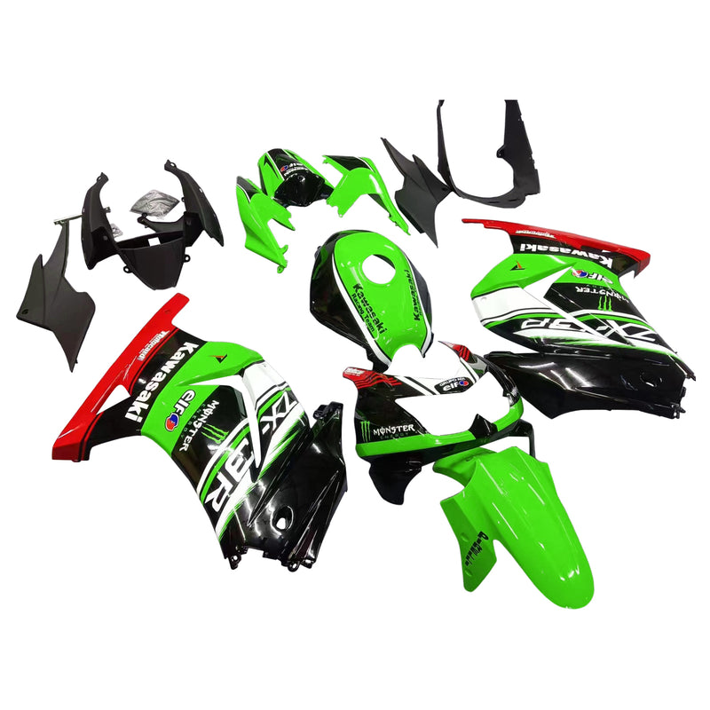 Amotopart kledningsett for Kawasaki EX250 Ninja250R 2008-2012 Body Plastic ABS