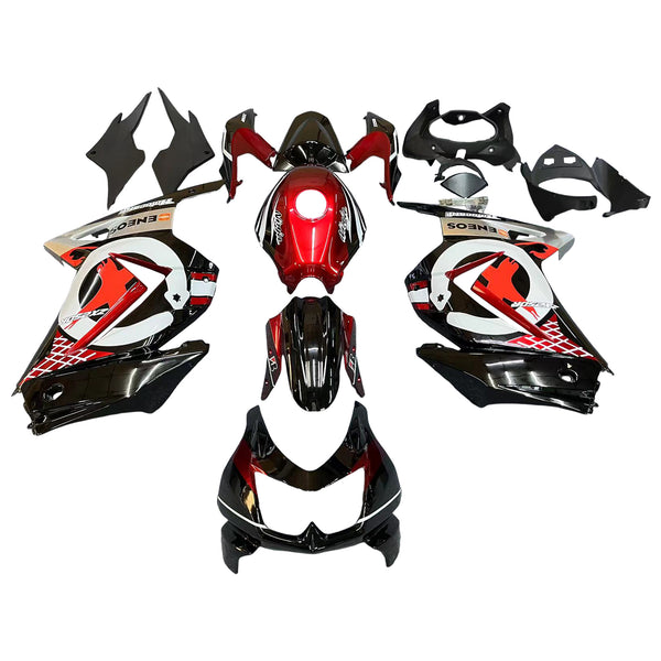 2008-2012 Kawasaki EX250 Ninja250R Injection Fairing Kit Body laget av plast